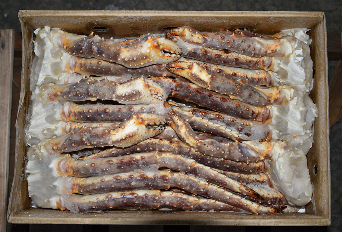 Red King Crab Sections Raw Frozen